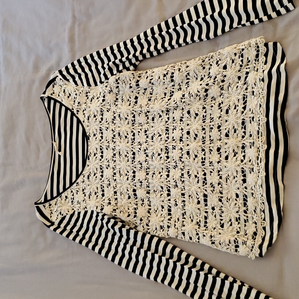 Black and White Sweater